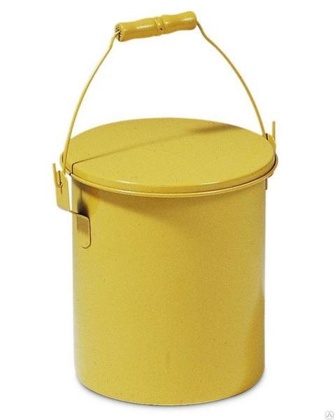 Ведро 6 л из оцинкованной стали для очистки и обезжиривания мелких деталей